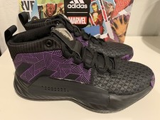 Adidas Dame 5 J Marvel Black