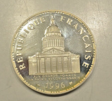 Monnaie, France, Panthéon, 100 Francs, 1996 Paris, Proof, FDC, Argent RARE