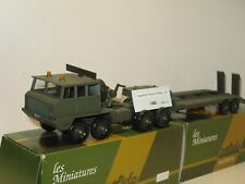 SOLIDO, camion militaire berliet porte char T12 complet + decalcs origine o