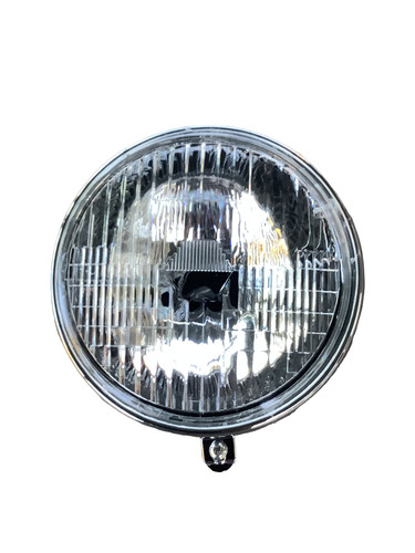 Phare rond neuf chrome noir - phare, /