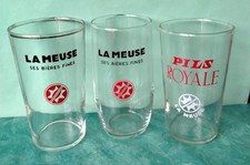 3 verres biére la Meuse Bar le duc  N2