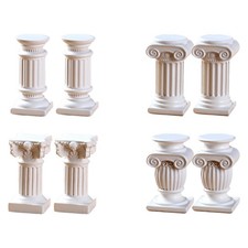 2 Pièces Statues Piliers