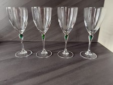 4 Verres à eau cristal
