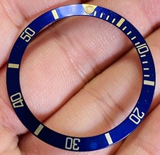 Rolex Blue Insert For Submariner Date Model Ref 16808 16803 16613 16618 SP16