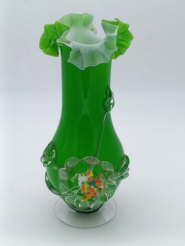 Vase ancien verre soufflé