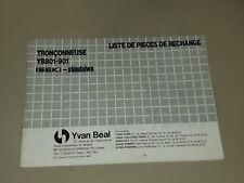 éclaté pieces de tronçonneuse iseki shindaiwa YB801 - 901