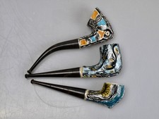 3 Pipes de collection en faïence Kéraluc à Quimper