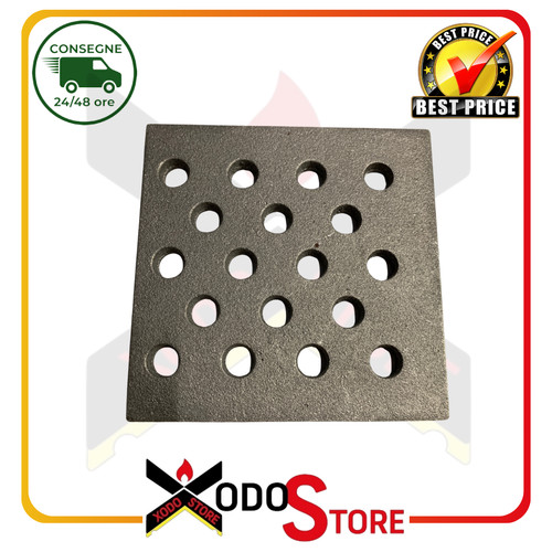 Grille fonte avec cendrier - en,