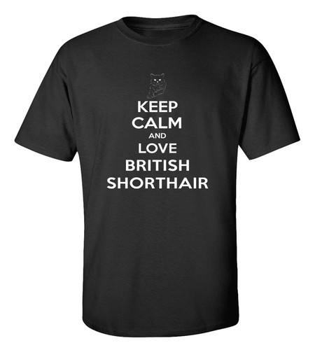 British shorthair cat - shorthair, t-shirt