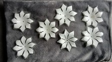 7 fleurs anciennes en verre