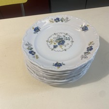 8 assiettes à dessert  en