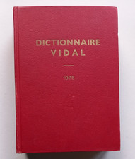 DICTIONNAIRE VIDAL 1975