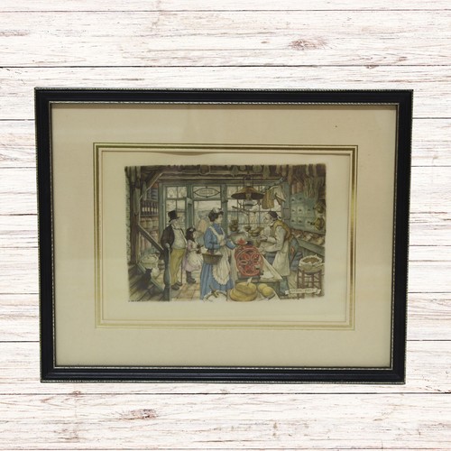 Ancienne feuille anton pieck - ancienne,