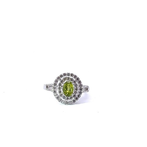 Sterling 8ct vert péridot - sterling,