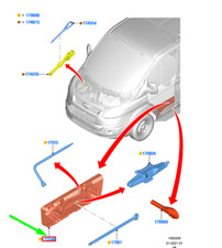 Boîte de retenue de cric de