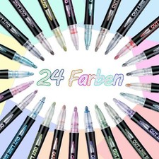 Feutres Paillettes 24 Stylo Paillette Marqueur Magique Cadeau Fille 4-13 Ans ...