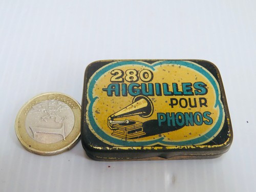 Boite aiguilles phonographe - aiguilles,