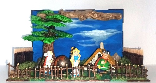 Diorama asterix obelix - diorama,