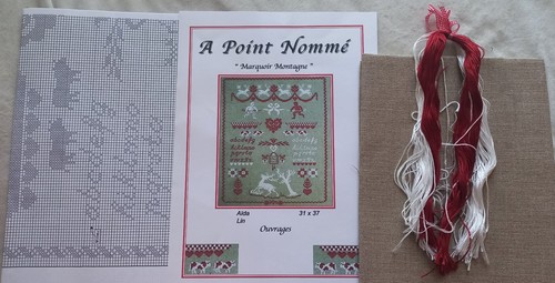 Kit point croix marquoir - kit,