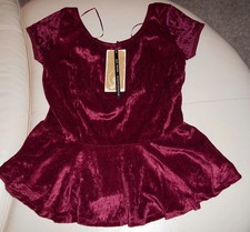 BLOUSE BORDEAUX MC TAILLE L NEUVE