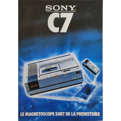 Brochure magnétoscope sony - sony, c7