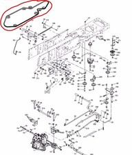 Husqvarna Hydro Transmission Lecteur Ceinture CTH150 CTH151 CTH155 CTH160 XP Et