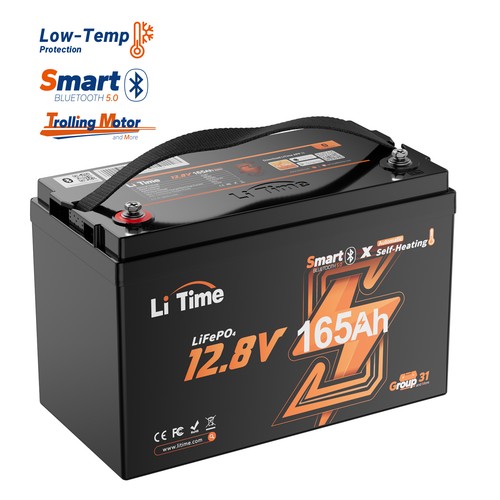 Litime 12v 165ah dual mode - 12v,