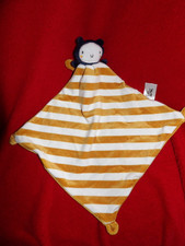 Doudou Abeille Rayée Moutarde Blanc Du Pareil Au Même DPAM Neuf