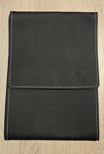 Pochette cuir pour notice - cuir,