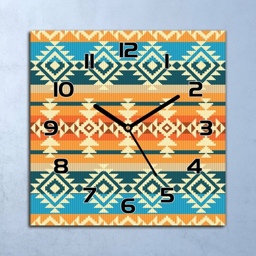 Horloge murale design verre - en,