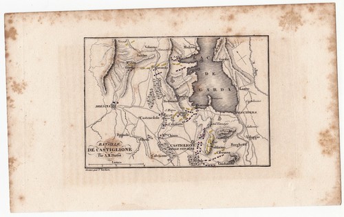 Carte bataille castiglione - carte,