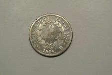  NAPOLEON RARE 2 FRANCS ARGENT 1808 B  cot  TB 300 EURO