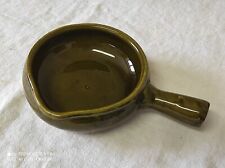 Cassolette, Poêlon en terre cuite vert de 12 cm de diamètre 