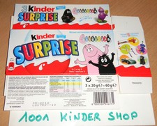 KINDER 3PACK TRIPACK BARBAPAPA 2011 BE BNL BELGIUM BENELUX