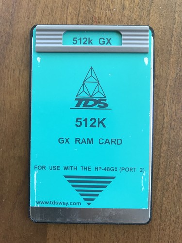 Tds 512k ram card - tds, card.