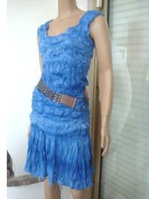 KENZO ENSEMBLE TUNIQUE + JUPE BLEU T M 38/40 NEUF