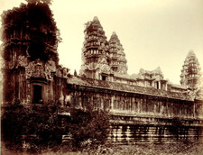 CAMBODGE Ca 1886 Temple d'Ang-Kor Wat  Ang Kor Vat 1ère galerie