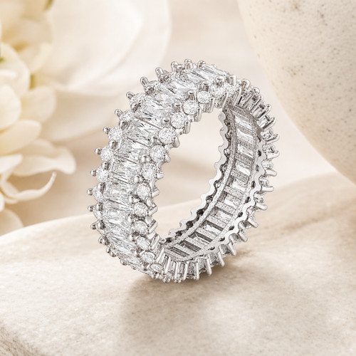 925 sterling silver baguette - sterling,