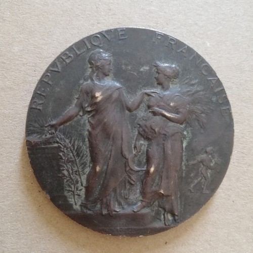 Médaille ancienne bronze - médaille,