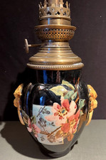 Lampe a Pétrole Oil Lamp FAIENCE W&W KOSMOS