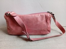 sac bandoulière Arthur & Aston - cuir Rose - 30 x 9 x 16 cm - 3 poche int