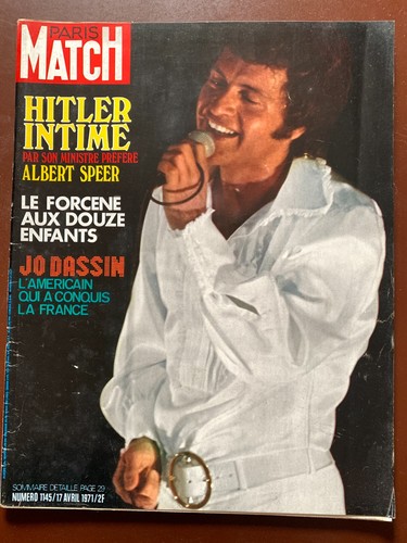 Paris match magazine - paris,