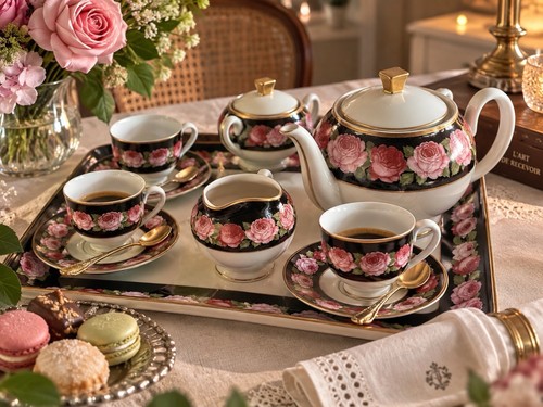 Vintage rare service café - vintage, à