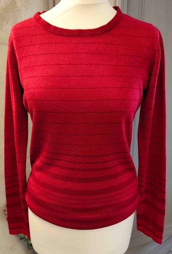 Pull rouge bordeaux tissaia - rouge,