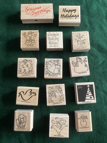 Rubber stamps christmas - rubber, never