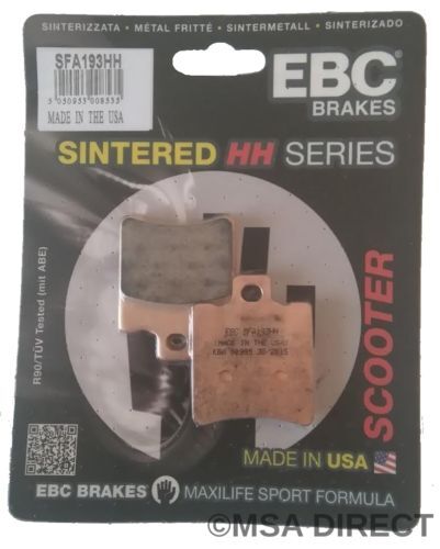 Ebc plaquettes frein - de,
