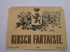 Etiquette - kirsch fantaisie