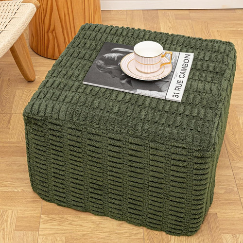 Fluffy green square - fluffy,