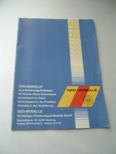 CATALOGUE MINIATURES    NZG