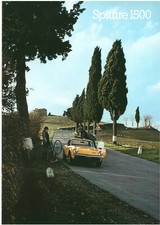 Catalogue brochure prospekt Triumph Spitfire 1500 1975 CH D